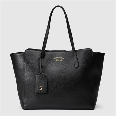 gucci swing tote small|Gucci Swing Leather Tote Bag on SALE .